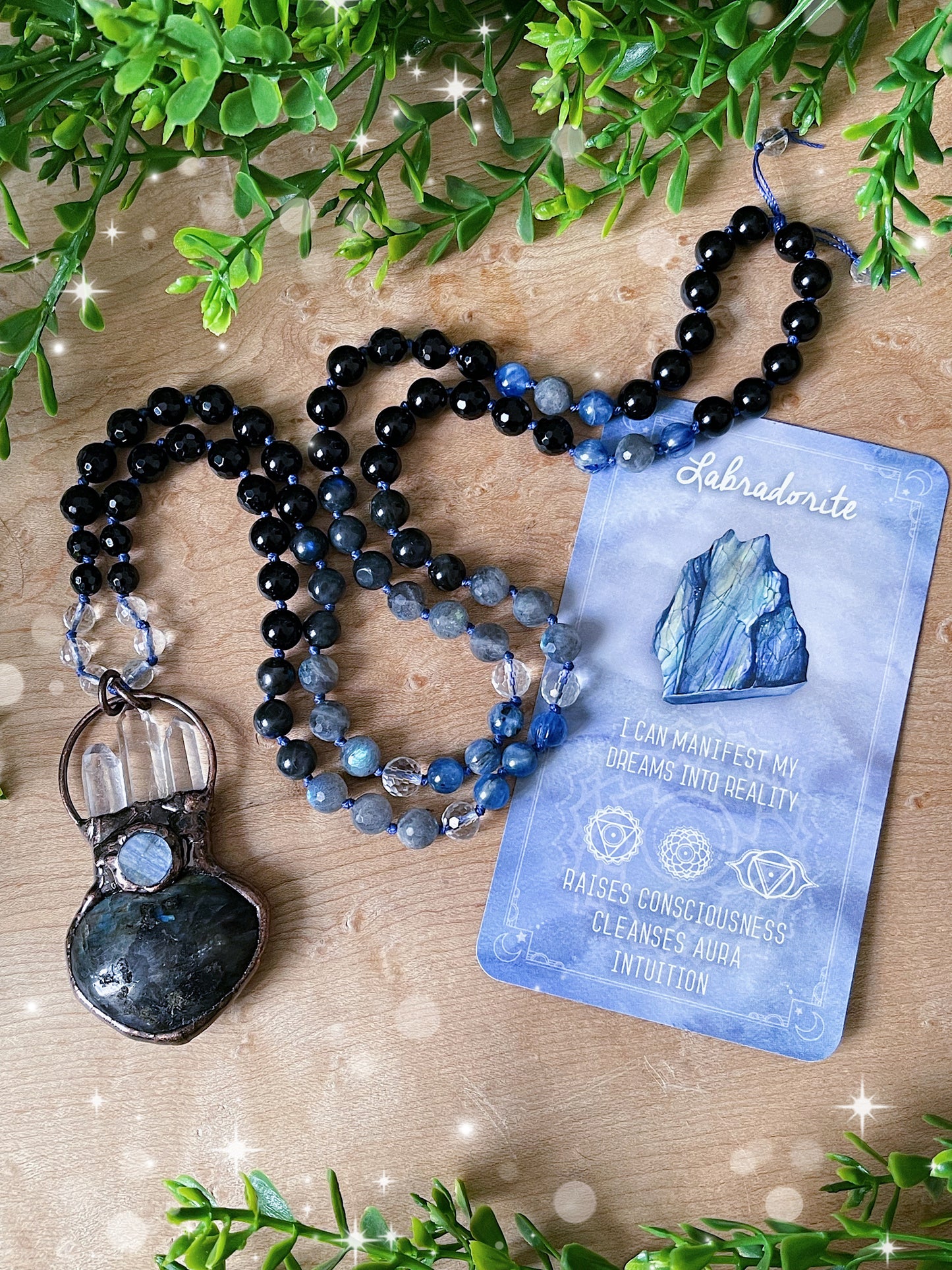 Potion of Transformation Hand-Knotted Necklace