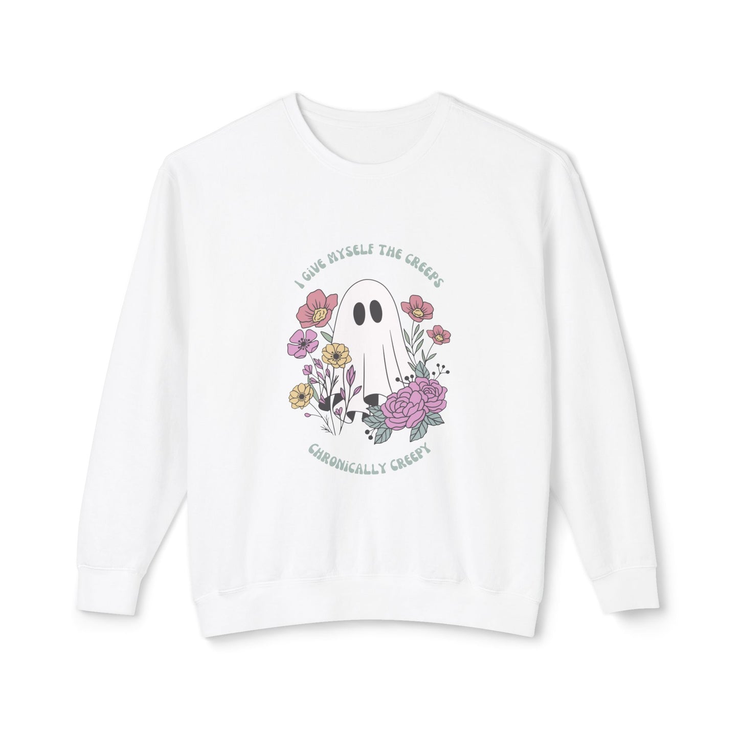 Chronically Creepy Lightweight Crewneck Sweatshirt