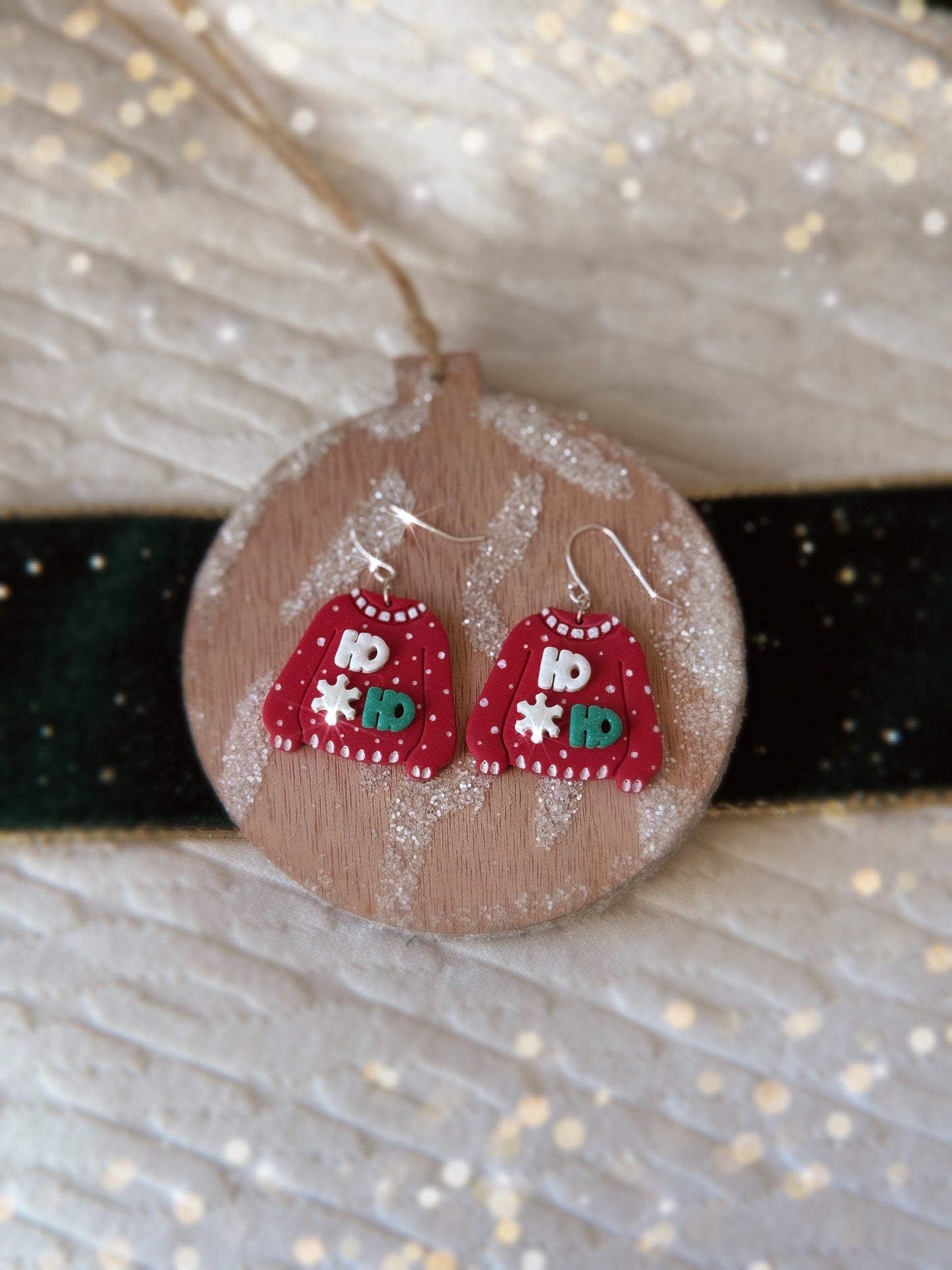 Ho Ho Sweater Earrings