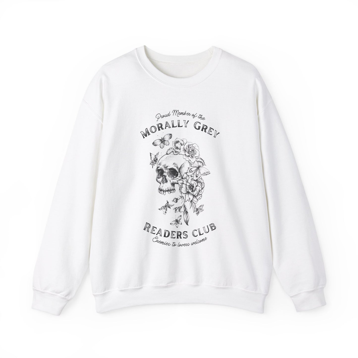 Morally Grey Club Unisex Cozy Crewneck Sweatshirt