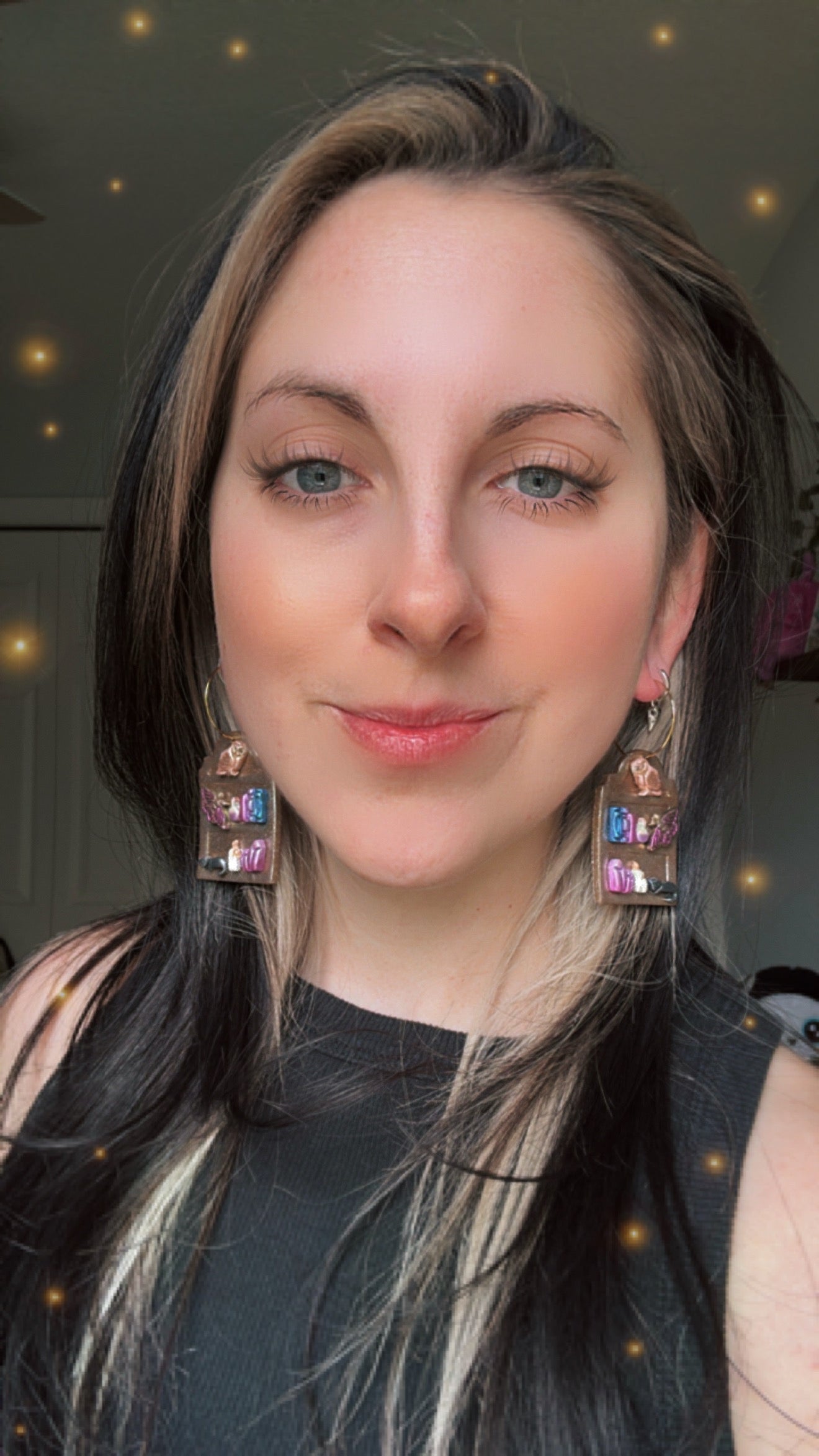 Witchy Owl 🦉 Shelf Hoop Earrings