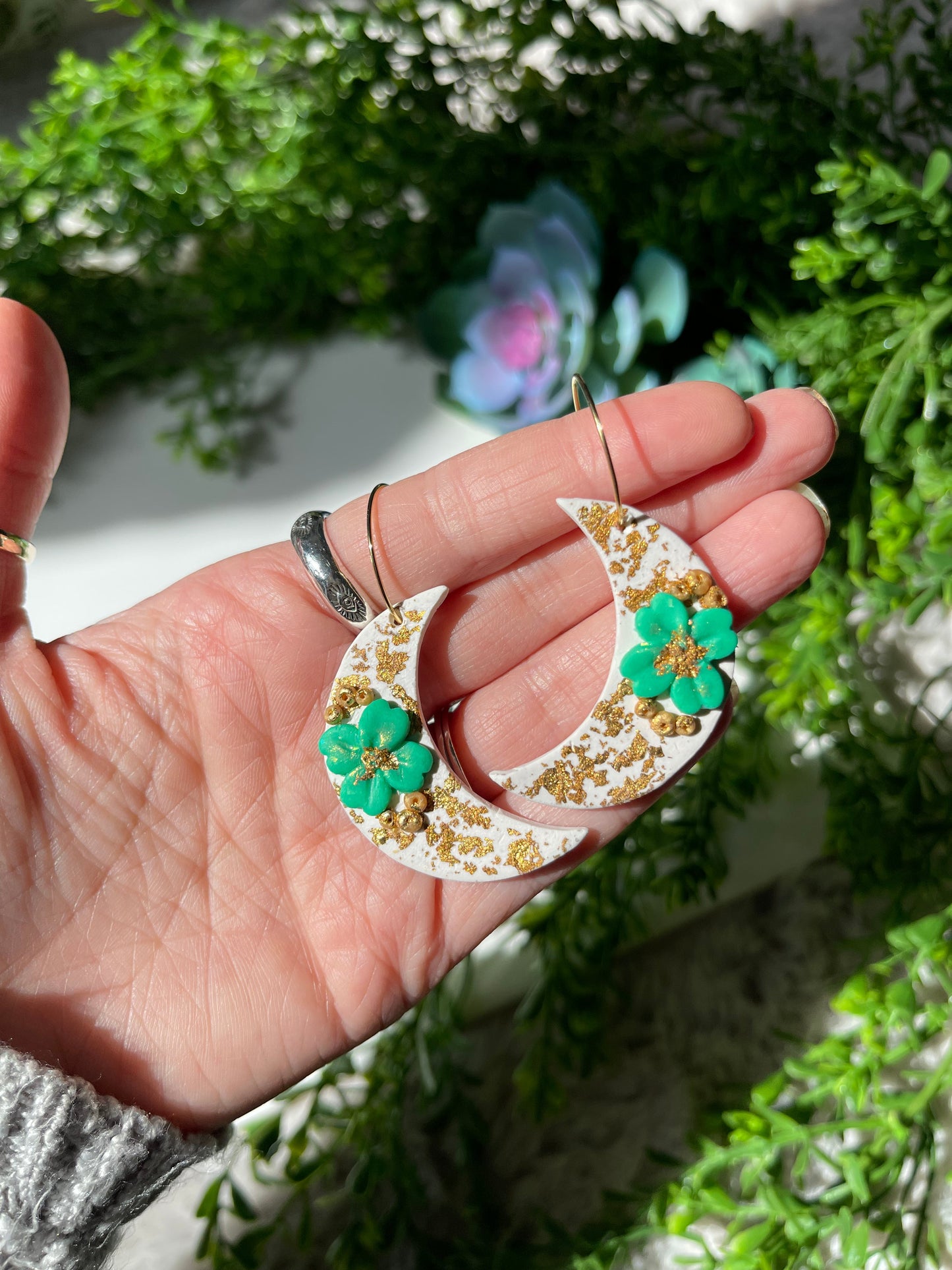 St. Patty’s Clay Earrings