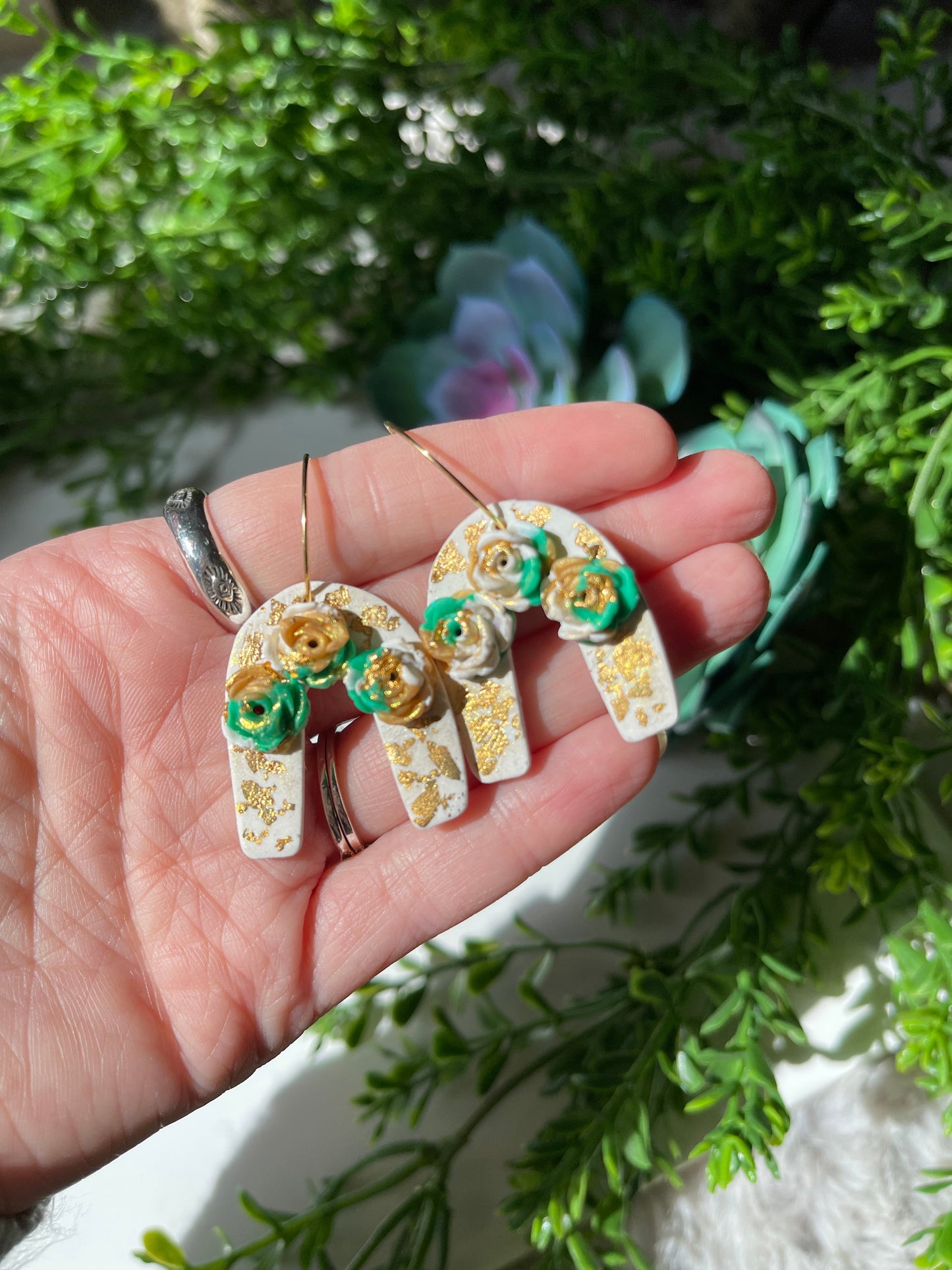 St. Patty’s Clay Earrings